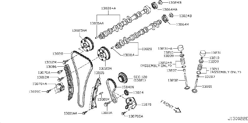 23796-JA00A - Engine Variable Valve Timing (Vvt) Solenoid. CAMSHAFT